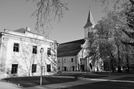 Trebišov exteriér kostola